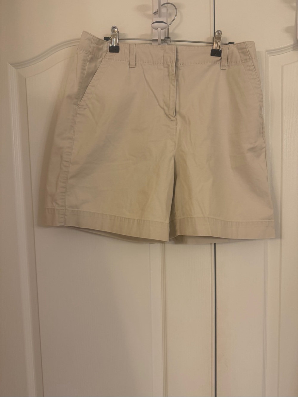 Talbots Cream Bermuda Shorts